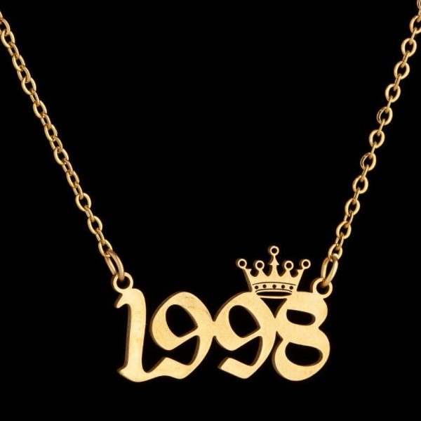 1998 necklace gold