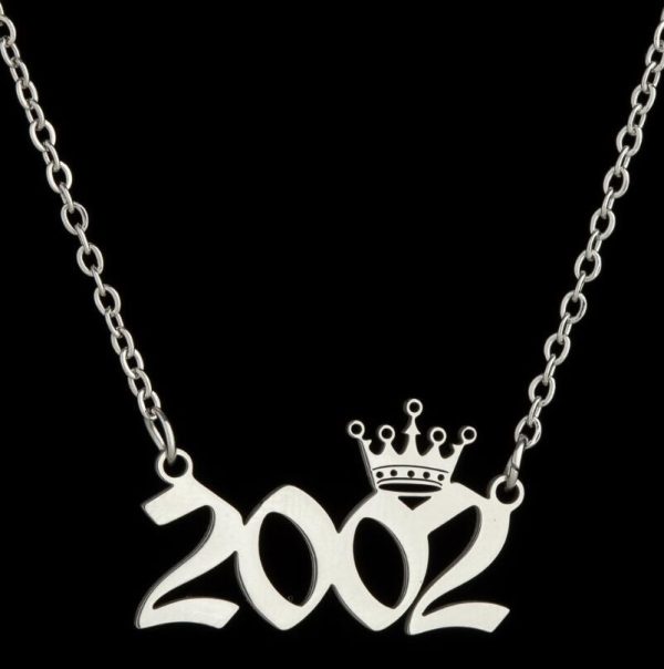 2002 necklace silver