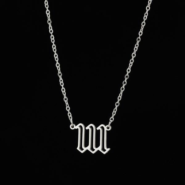 Angel Number 111 Necklace Silver