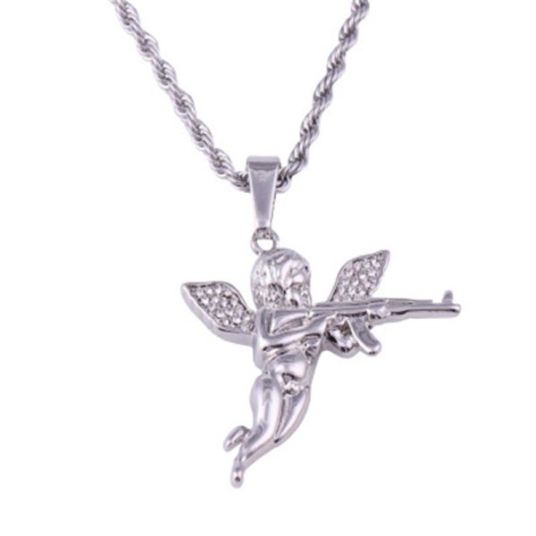 Cupid's Revenge Necklace Silver